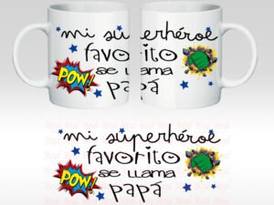 DC SUPERHERO GIRL: PADRE BRILLO C/CAJA REGALO MI SUPERHEROE