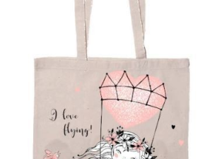 BOLSA SHOPPING LOVE FLYING VARIOS MODELOS 140 grs 37+41 cm