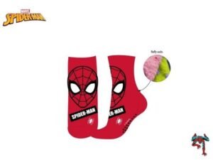 CALCETIN ANTIDESLIZANTE CORTO DE NIÑO SPIDERMAN