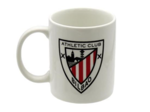 ATHLETIC CLUB BILBAO: TAZA CERAMICA ESCUDO CON CAJA REGALO