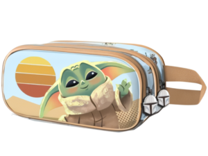 PORTATODO DOBLE 3D THE MANDALORIAN SAY HI DE STAR WARS