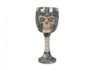 COPA DECORACION CASCO CALAVERA RESINA.  COD: 39033