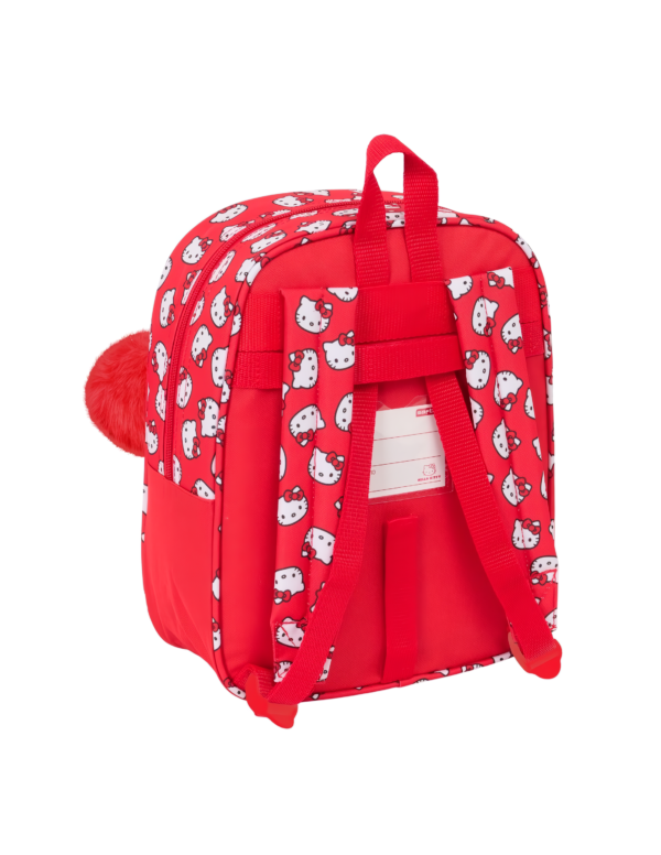MOCHILA ADAPTABLE A CARRO ICONIC SANR DE HELLO KITTY 27cm - Imagen 3