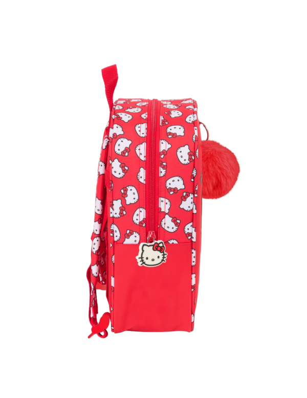 MOCHILA ADAPTABLE A CARRO ICONIC SANR DE HELLO KITTY 27cm - Imagen 2