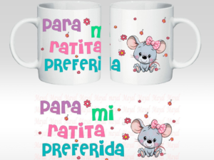 SAN VALENTÍN: TAZA CERÁMICA “RATITA PREFERIDA” CON CAJA DE REGALO