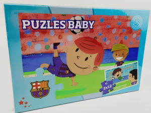 PUZLE BABY F.C.BARCELONA 2X12