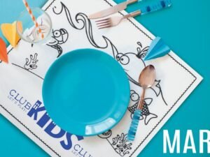 MANTEL DE ENTRETENIMIENTO INFANTIL CON CERAS “MAR”.  COD:T417