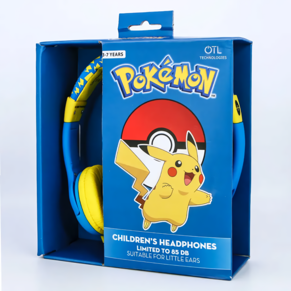 AURICULARES PICKACHU INFANTIL AZUL - Imagen 4