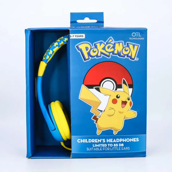 AURICULARES PICKACHU INFANTIL AZUL