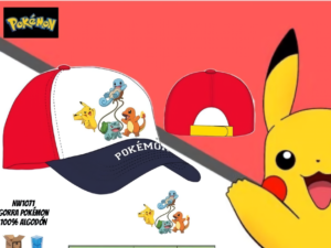 POKÉMON: GORRA ALGODÓN GRUPO POKÉMON