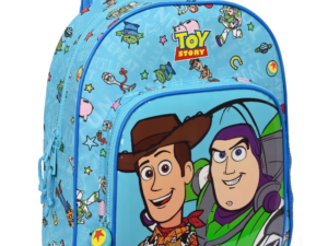 MOCHILA JUNIOR ADAPTABLE A CARRO “READY TO PLAY” DISNEY TOY STORY 38 cm