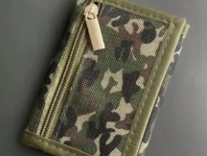 MONEDERO CAMUFLAJE “MILITARY”  B-623