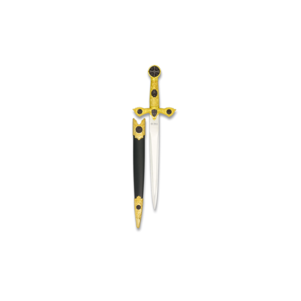 DAGA TEMPLARIA DORADA CON FUNDA MOD 3210811
