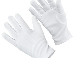 GUANTES GALA  BLANCO POLIESTER 100% Nº:T-10728