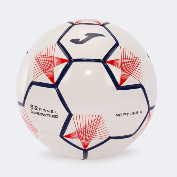 BALÓN FUTBOL NEPTUNO II BLANCO ROJO JOMA BLANCO/NEGRO