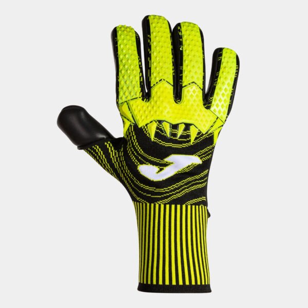 GUANTES DE PORTERO FÚTBOL JOMA ÁREA 360 NEGRO NARANJA