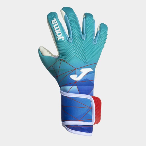 GUANTES DE PORTERO FÚTBOL JOMA ÁREA 24 TURQUESA FLÚOR
