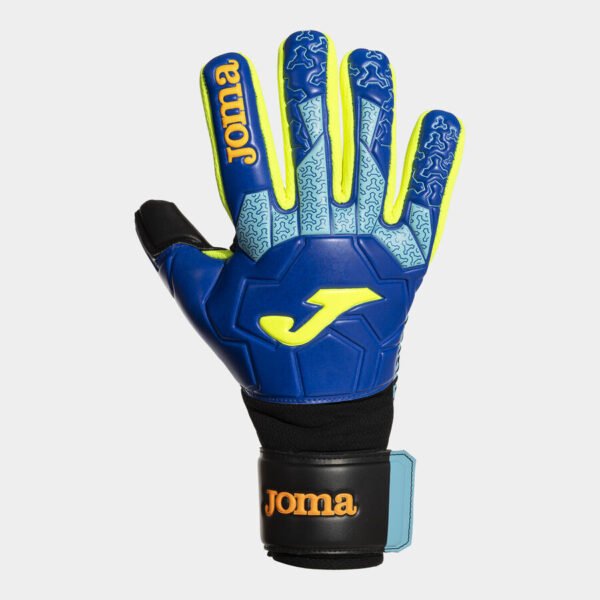 GUANTES DE PORTERO FÚTBOL JOMA BRAVE ROYAL AMARILLO FLÚOR