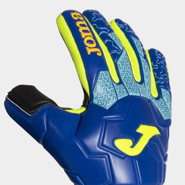 GUANTES DE PORTERO FÚTBOL JOMA BRAVE ROYAL AMARILLO FLÚOR3
