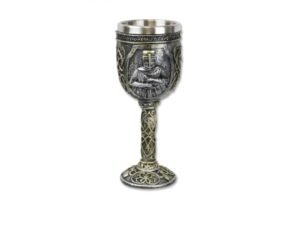 COPA DECORACION TEMPLARIOS RESINA.  COD: 39039