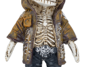 FIGURA DE RESINA SKELETON NEGOR AMARILLO 16 CM COD: 39628
