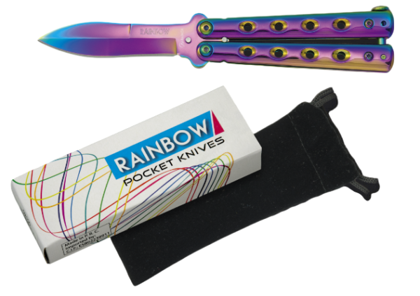 NAVAJA ABANICO RAINBOW SIN CLIP COD 02127