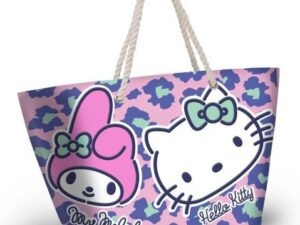 BOLSA PLAYERA HELLO KITTY SOLEIL STICKER. COD: 0408666KRM