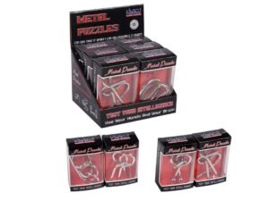 DISPLAY-6 JUEGOS INTELIGENCIA METAL STDS 7,5X11,5X4 CM