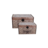 SET DE 2 BAULES DE ALMACENAJE DISEÑO DE CARTELES COD: 27808