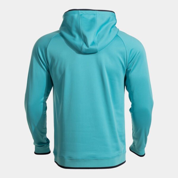 SUDADERA CON CAPUCHA HOMBRE COMBI PREMIUM TURQUESA FLÚOR /DARK NAVY CD: 104495.0132