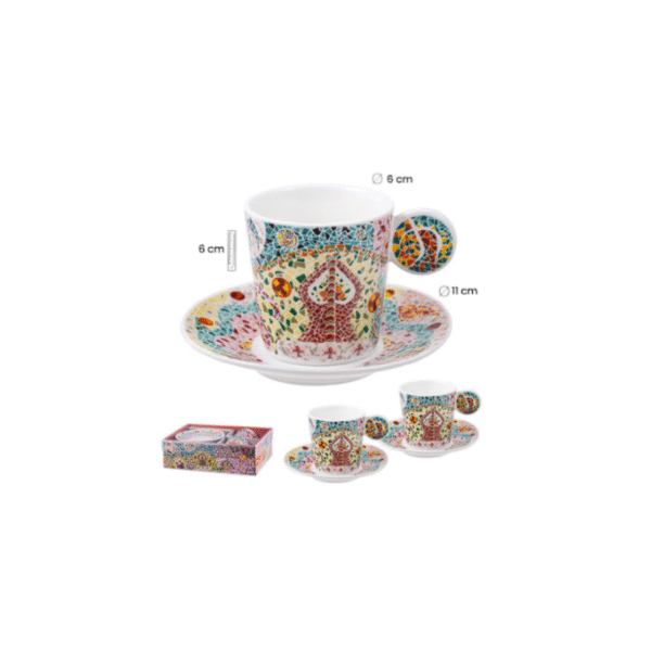 SET 2 TAZAS ELEMENTOS COD: 0012160