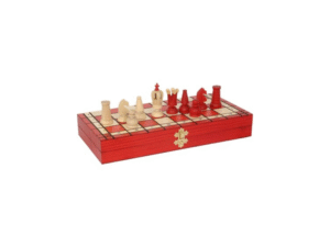 AJEDREZ MADERA ROYAL MINI ROJO COD: 40111