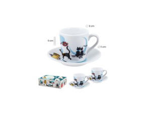 SET 2 TAZAS GRANDES GATOS COD: 0005033