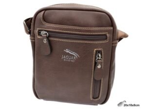 BOLSO CABALLERO PORTLAND MARRON POLIPIEL Z826 H:20CM. MOD 42954
