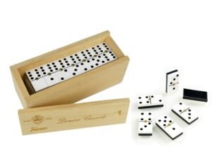 DOMINO CHAMELO CELULOSA CAJA MADERA 18X7X7 CM F573