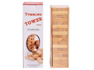 JENGA MADERA NATURAL EN CAJA-L 9x9,5x27,5 CM NF136