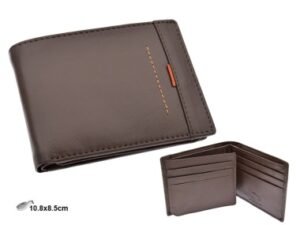 CARTERA AMERICANA PÑA C/MONEDERO HESPERIA PIEL MAR H:10CM. MOD 42609