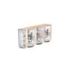 SET 3 VASOS GRANDES 530 ml DISEÑO MÚSICA COD: 00025011