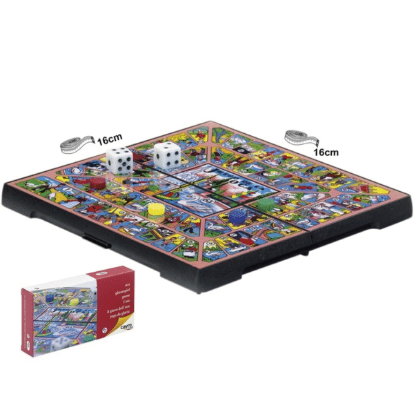 JUEGO DE LA OCA VIAJE MAGNETICO 16X16 CM - Imagen 2