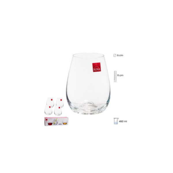 SET 4 VASOS 460 ML DRINK MASTER COD: 0012502