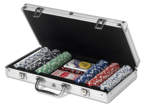 MALETIN ALUMINIO POKER 300 FICHAS 11,5GR EC00
