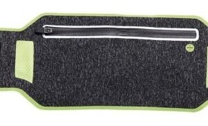 RIÑONERA DE VIAJE MODELO WINDER NEGRO/VERDE FLUORESCENTE.  COD: WI18-AM