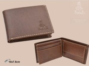 CARTERA AMERICANA PÑA SAFARI PIEL COÑAC Z075   H:10CM. MOD 42973