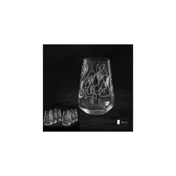 SET 6 VASOS BAJOS 380 ML SANDRA ENG COD: 00117381