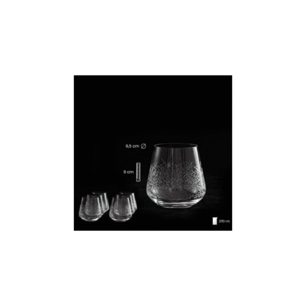 SET 6 VASOS BAJOS 290 ML SANDRA PANT COD: 0011724