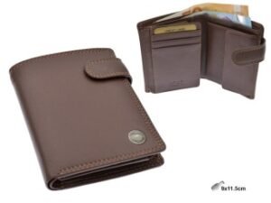 CARTERA CLASICA GDE CORREA YUKON PIEL CUERO Z322 H:11,5CM. MOD 42966
