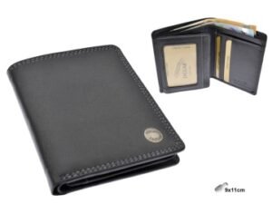 CARTERA CLASICA GDE YUKON PIEL NEGRA Z324 H:11CM. MOD 42962