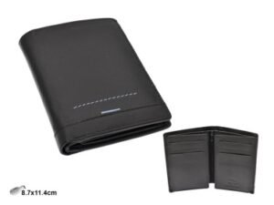 CARTERA CLASICA HESPERIA PIEL NEGRFA Z306 H:11CM. MOD 42616