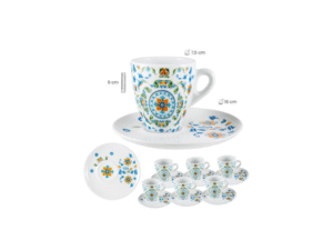 SET 6 TAZAS GRANDES NATURA COD: 0002699