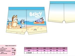 BAÑADOR NIÑO BLUEY.  COD: 39NW1374-NEW